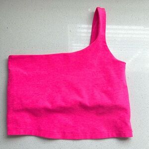 Beyond yoga 1 strap crop top